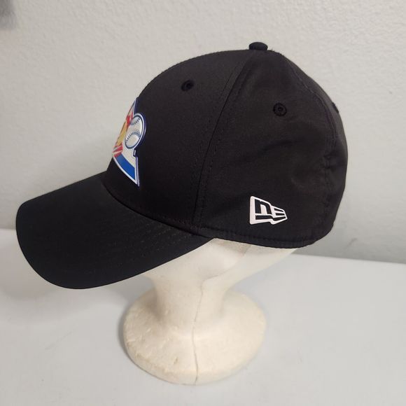 Colorado Rockies MLB New Era 2023 Clubhouse 39Thirty Stretch Hat~ Black M-L - Picture 2 of 7